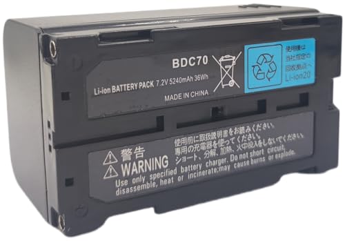 LINHUPAK BDC70 Li Ion 7.2V 5240mAh Battery for Sokkia Total Stations/GPS, Robotic Total Stations and GNSS Receivers