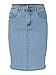 Produktbild VERO MODA Damen VMHOT Nine HW DNM Pencil Skirt Color Rock, Light Blue Denim, XS