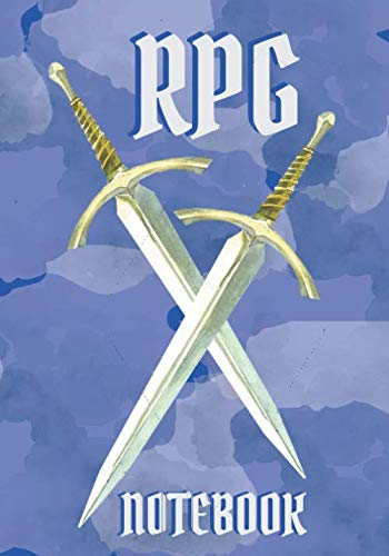 RPG notebook: role playing game journal, for RPG boarding games and storytelling, mixed paper.