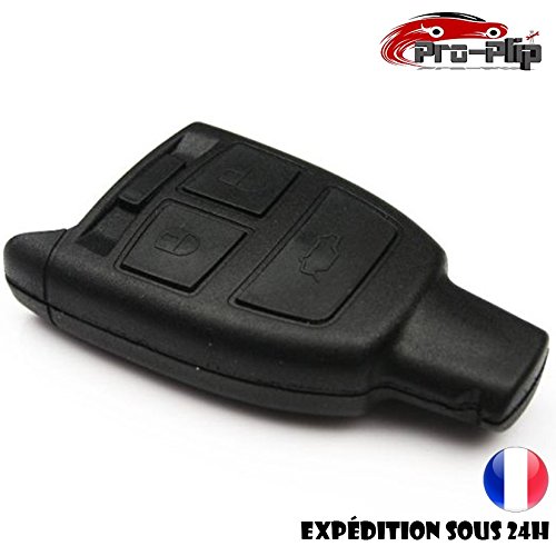 Pro-Plip Cover per chiave PLIP per Fiat Scudo Ulysse Tempra Croma, 3 Pulsanti, Contenitore per Telecomando