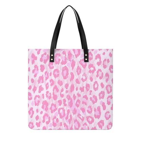 Sac shopping Rose Mignon pour femmes grand cabas de voyage 39x39cm