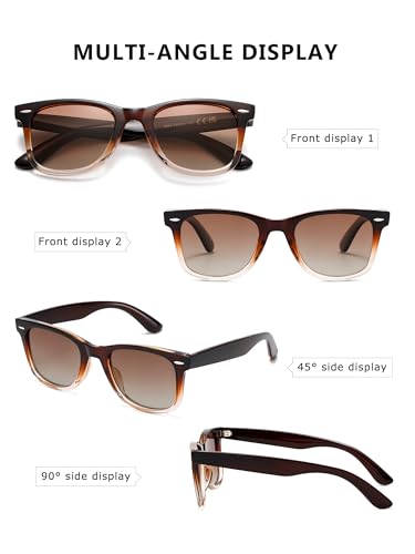 Classic Polarized Sunglasses for Women Men Trendy Retro Sun Glasses4