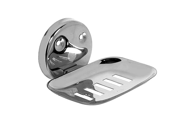 Metro Tree Square Soap Dish for Bathroom, soap Holder for Kitchen Wall Mount, soap case Stand for Kitchen Wall, Bathroom Accessories Set Pack of 1 (Stainless Steel, Chrome Finish) (B0D4DT4XYR) Amazon Price History, Amazon Price Tracker