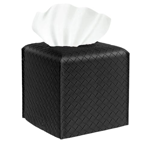 Tissue Box Cover Holder 1 PC Square PU Leather Napkin Wipes Case For Bathroom Decorative Vessel Paper Organizer Cube For Table Top Vanity Countertop Facial Paper Dispenser For Bathroom, Car, Office - Cosy Home Interiors Tissue Box Cover Holder 1 PC Square PU Leather Napkin Wipes Case For Bathroom Decorative Vessel Paper Organizer Cube For Table Top Vanity Countertop Facial Paper Dispenser For Bathroom, Car, Office