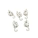 20 Pieces Antique Silver Tone Jewelry Making Charms T1BM6 Hippocampi Seahorse Pendant Ancient Findings Craft Supplies Bulk Lots