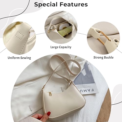 Image of Kraptick Hand Bag - Stylish Small Shoulder Bag for Women, Mini Shoulder Purse, Casual Lightweight Sling Bag for Women, Crossbody Bag for Ladies, Women's Travel Handbag