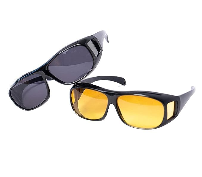 SHOPOLIFE Unisex Clear HD Vision Anti-Glare UV Protect Eye Protection Safety Goggles For Car & Bike Driving/Riding/Contraction Work Glasses (Pack of 2) (B0D4D8WW6X) Amazon Price History, Amazon Price Tracker