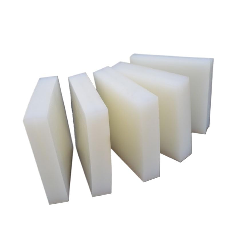 Lámina de Silicona Blanca de Alta Elasticidad, Almohadilla Suave de Goma Amortiguadora, Cuadrada, Resistente Al Desgaste Y a Lospes, Juntas de 50-300 Mm, Grosor de 1-50 Mm./1Pc/250*250*12Mm