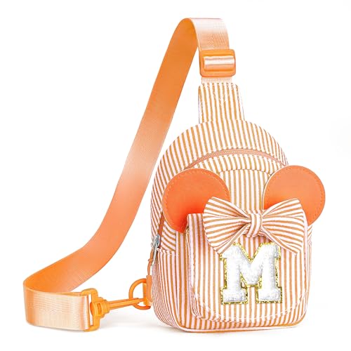 Image of Girls Sling Bag Purse, Gifts for Girls Kids Toddler, 2 3 4 5 6 Year Old Girl Birthday Gift for Kids Daughter Sister Niece Girl Gifts Trendy Stuff Crossbody Bag Purse (Orange M)