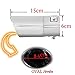 Exhaust tip - to Fit 1.5 to 2 Inch Exhaust Tail Pipe Diameter- Stainless Steel to give Chrome Effect - Car Muffler Tips