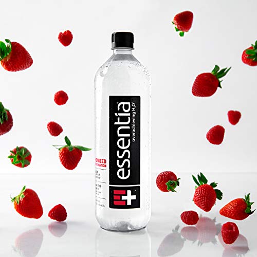 Essentia Water, Ionized and Alkaline Hydration, Mineral Infused with 9.5 pH or Higher, Electrolytes for Taste, Pure Drinking Water, 50.7 Fl Oz Bottles, Pack of 12