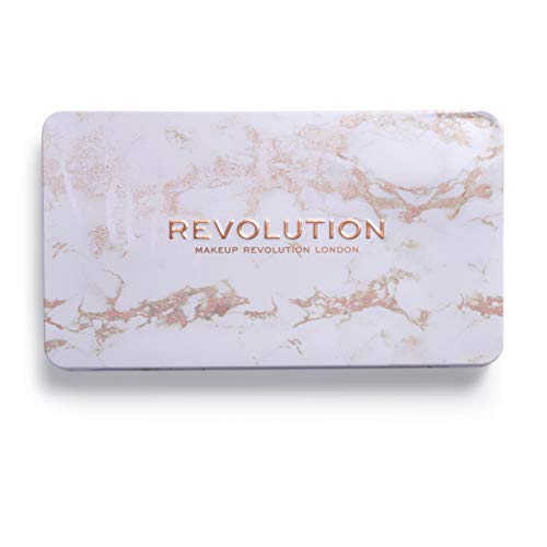 Makeup Revolution Forever Flawless Eyeshadow Palette, Decadent, Matte & Shimmer Hues, 18 Pigment-Rich Shades, Vegan & Cruelty-Free, 0.52 Oz