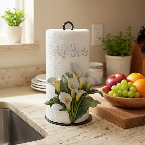 Soporte para rollo de papel de cocina estable que evita caídas en el baño 3
