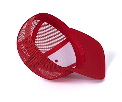 Image of Quanhaigou Trucker Hat - Mesh Snap Back - Unisex Adjustable Baseball Cap - Outdoor Hats for Men Women