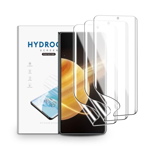 nvskvd Protector de Pantalla para Honor Magic V5 /Magic V3, 3 Piezas Películas de Hidrogel TPU Película Transparente Flexible Suave (NO vidrio templado)