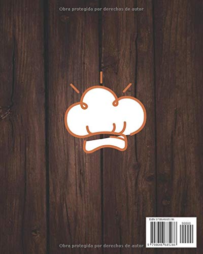 Miniatura 2 de Mi libro de recetas. 120 Recetas Libro de recetas en blanco para anotar sus recetas favoritas o crear sus propios platos. Con una concepción ...