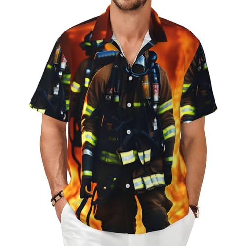 Chemise pompier homme douce pour éviter les irritations et transpirer moins en été