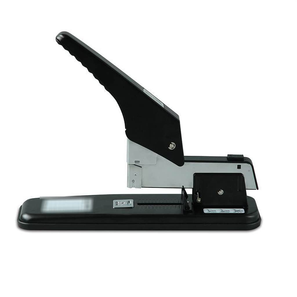 moisture Tischhefter Hefter Büro-Hochleistungs-Schwere 210 Seiten-Kapazität geeignet for Studien- und Bürokolldokument Bindung praktischer Bürobedarf schwarz Hefter (Color : A)
