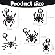 50 Stück Spinnen,Halloween Spinne,Deko Spider Plastik,Decoration Kleine Mini Gruselig Halloween-Spinne,Indoor Kunststoff Scherzartikel,Realistic Sehr aus Plastikspinnen,Toy Widerlich Spinnhalloween