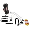 Cen Tec Systems 98317 AZ HEPA Commercial Backpack Vacuum with Attachment Set 6 Qt Black