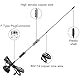 DAB UKW FM Radio Antenne, Aicharynic Radio Antenne mit Magnetfuß 3M Verlängerungskabel Digitales Radio Antenne für Stereoempfänger Audio Vedio, Heimkinoempfänger, HiFi-Receiver
