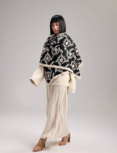 iCuviy Large Soft Scarves Pashmina Shawls & Wraps for Women Cashmere Feel Women's Scarves4