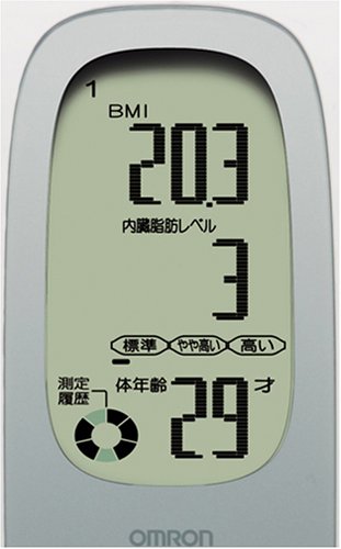 Amazon | オムロン 体重体組成計 カラダスキャン HBF-201 ホワイト
