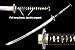 MAKOTO Handmade Navy Blue Sharp Katana Samurai Sword 40