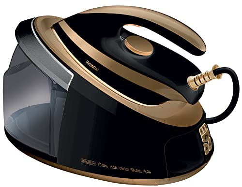HYUNDAI SteamPower SteamPower 6-3000 Watt - 6 bares - 1700 ml - Incluye alfombrilla de planchado Negro