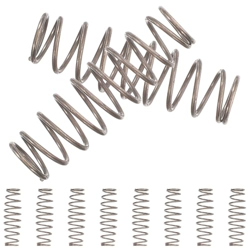 YARNOW Ressorts de Rechange pour Sécateurs de Jardinage Lot de 10 Pièces en Acier Poli Ressorts de Précision pour Taille-Haies Manuels Accessoires de Remplacement pour Outils de Coupe