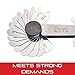 Starrett Fillet or Radius Gage for Convex and Concave Radii - Ideal for Constructions - Stainless Steel, 30 Leaves, 1/32-1/4