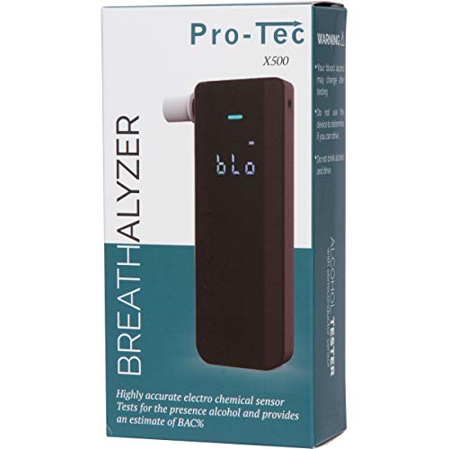 Pro-Tec X500 Professional Breathalyzer, Portable Breath Alcohol Tester