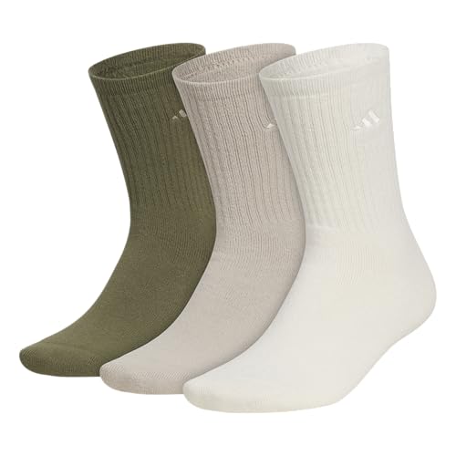 adidas Cushioned Comfort Lounge Crew Socks (3-Pair)