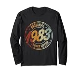 1983 birthday 42nd birthday t-shirt birthday 42 years maglia a manica