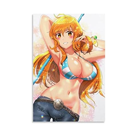 One Piece Nami Sexy Hot Poster Decorative Painting Canvas Wall Art Living Room Posters Bedroom Painting 20x30inch(50x75cm) Cover
