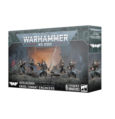 Warhammer 40,000 Astra Militarum Krieg Combat Engineers miniatura 1