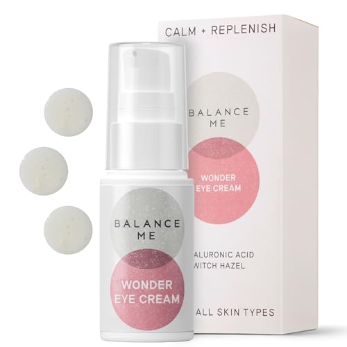 Balance Me Wonder Eye Cream 15ml, Under Eye Brightener Treatment for All Skin Types, Hydrating & Firming, Anti-Aging, Brightens & Smooths Under Eyes Best Anti Aging Eye Cream