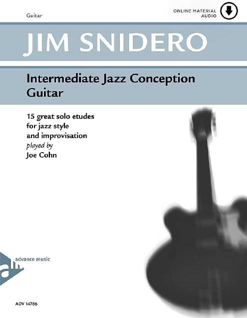 Intermediate Jazz Conception for Guitar - guitar - method with audio download - [Language: English & German] - (ADV 14786) Sheet music – 1 Jan. 1999