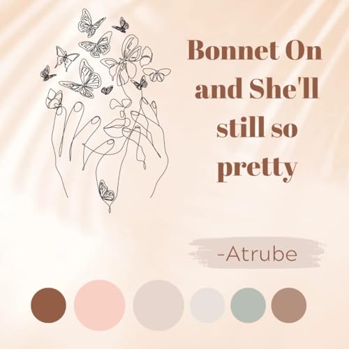 Image of Atrube's Silk Satin Hair Bonnet Reversible with Adjustable Tie Band Wrap Satin Wrap with Hair Scalp Massager Shampoo Brush and 3 Scrunchies (Grey)