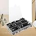 Mipcase 200pcs Clips Nylon Bracket Wire Clamps Assortment Kit for Easy Installation and Wire Management Home Office and Industrial Use