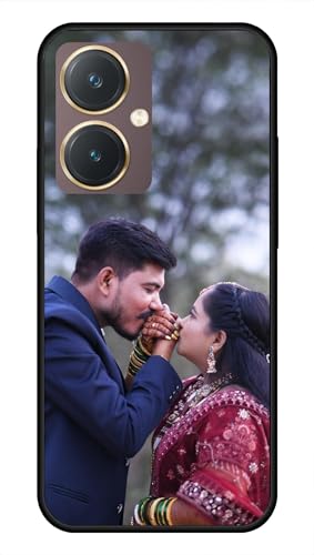 Image of NDCOM for Customised Vivo Y27 Back Cover, Durable and Vivo Y27 Cover DIY Personalised Photo Design | Customized Gift Custom Text Name Printed Metal Case