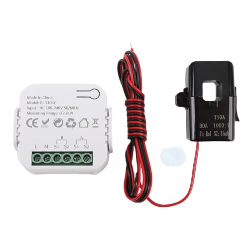 Compteur d'énergie monophasé rail DIN avec analyse en temps réel WiFi