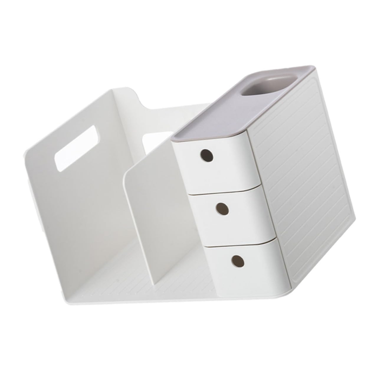 Scatola Portaoggetti da Scrivania in Plastica Scomparti, Moderna | Festa Scuola Decor, Accessori per Scrivania, Organizzatori per Scrivanie per Ufficio e Casa