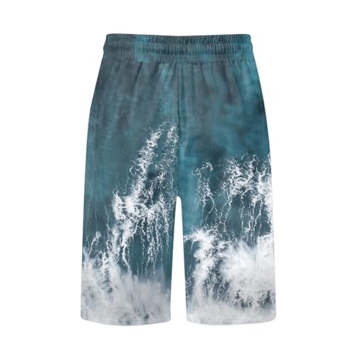 Shorts de natación para hombre con tiro 9 pulg miniatura 3