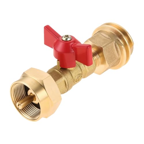 Adaptateur de cylindre 1/4 laiton convertisseur connexion rapide cuisine camping randonnée