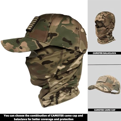 Image of Camo Balaclava Ski Face Mask UV Protector for Man and Women Hunting Fishing Motorcycle Windproof&Military Tactical