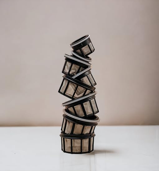 ESPRO 1018CF2 Extra Microfilter Set, Fits P7, P5, and 18 oz P3 Coffee and Tea Presses, Black