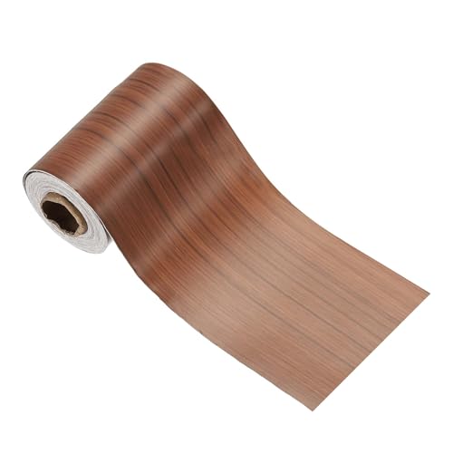 Image of PATIKIL Wood Grain Tape 2 inch x 32 ft, Self-Adhesive Wood Texture Repair Tape Realistic Wooden Effect Patch for Furniture Cabinets Floor Walls, Yellow Wood