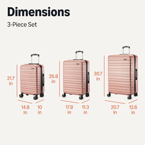 Amazon Basics 3-Piece Luggage Set