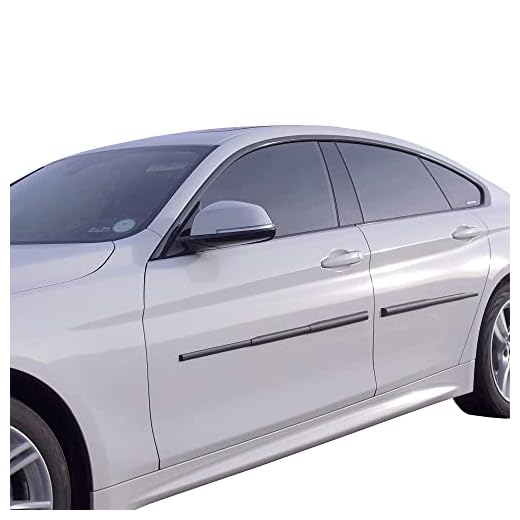 Dent Prevent Car Door Protector - Removable Magnetic Strips, Customizable Fit, Prevents Dents, Scratches & Dings, Set for 2-Door Vehicles, Matte Black